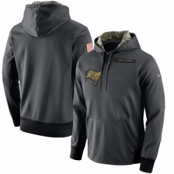 NFL Mens Tampa Bay Buccaneers Nike Anthracite Salute to Service Player Performance Hoodie