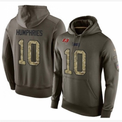 NFL Nike Tampa Bay Buccaneers 10 Adam Humphries Green Salute To Service Mens Pullover Hoodie