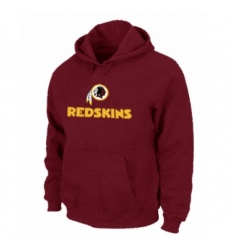 NFL Mens Nike Washington Redskins Authentic Logo Pullover Hoodie Red