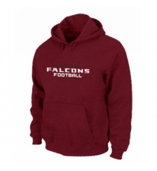 NFL Mens Nike Atlanta Falcons Font Pullover Hoodie Red