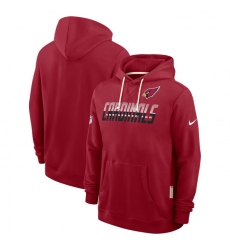 Men Arizona Cardinals Cardinal Sideline Standard Issue Top Prospect Dri FIT Hoodie Men Arizona Cardinals Cardinal Sideline Standard Issue Top Prospect Dri FIT Hoodie