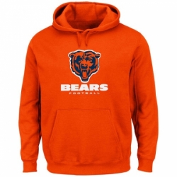 NFL Chicago Bears Critical Victory Pullover Hoodie Orange