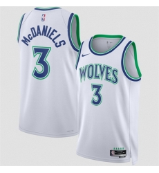 Men Minnesota Timberwolves 3 Jaden McDaniels White 2026 27 Association Edition Stitched Basketball Jersey Men Minnesota Timberwolves 3 Jaden McDaniels White 2026 27 Association Edition Stitched Basketball Jersey