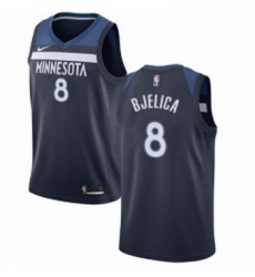 Youth Nike Minnesota Timberwolves 8 Nemanja Bjelica Swingman Navy Blue Road NBA Jersey Icon Edition 