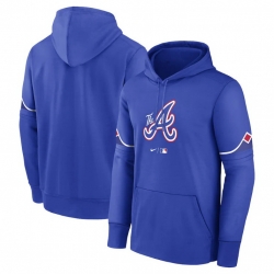 Men Atlanta Braves Royal 2023 City Coonnect Pullover Hoodie