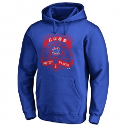 Men Chicago Cubs Royal Men Pullover Hoodie7