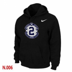 MLB Men Nike New York Yankees 2 Derek Jeter Pullover Hoodie Black