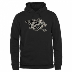 NHL Mens Nashville Predators Black Rink Warrior Pullover Hoodie