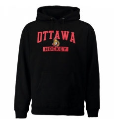 NHL Mens Ottawa Senators Rinkside City Pride Pullover Hoodie Black