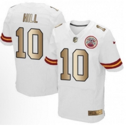 Kansas City Chiefs White Gold Customized Jersey