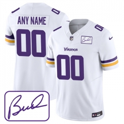 Men Women youth Minnesota Vikings Active Player Custom White 2023 F U S E  Bud Grant Patch Limited Stitched Jersey