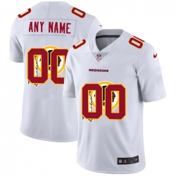 Men Women Youth Toddler Washington Redskins Custom White Men Nike Team Logo Dual Overlap Limited NFL Jersey