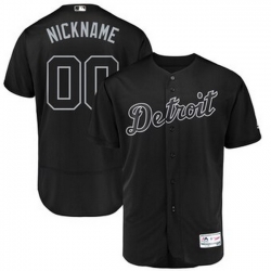 Men Women Youth Toddler All Size Detroit Tigers Majestic 2019 Players Weekend Flex Base Authentic Roster Custom Black Jersey