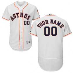 Men Women Youth All Size Houston Astros Cusom Flex Base Jersey White