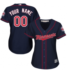 Men Women Youth All Size Minnesota Twins Custom Cool Base MLB jersey Navy