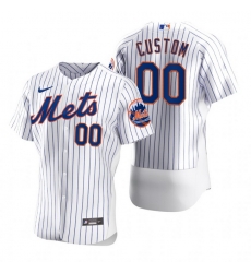 Men Women Youth Toddler All Size New York Mets Custom Nike White 2020 Stitched MLB Flex Base Jersey