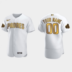 Men Women Youth San Diego Padres Custom 2022 Mlb All Star Game White Gold Men Jersey