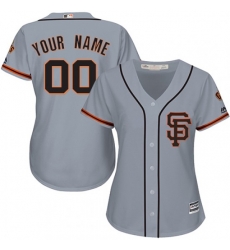 Men Women Youth All Size San Francisco Cool Base Custom MLB Jersey Grey