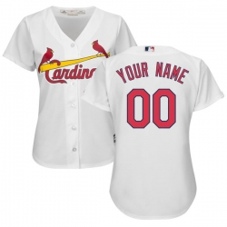 Men Women Youth All Size St.Louis Cardinals Custom Cool Base White Jersey