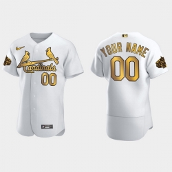 Men Women Youth St.Louis Cardinals Custom 2022 Mlb All Star Game White Gold Men Jersey