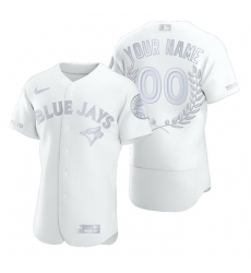 Toronto Blue Jays Custom Men Women youth 27 Nike Platinum MLB MVP Limited Player Edition Jersey 