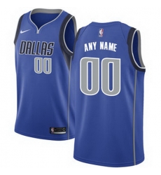 Men Women Youth Toddler All Size Dallas Mavericks Nike Royal Swingman Custom Icon Edition Jersey