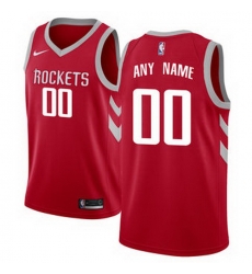 Men Women Youth Toddler All Size Houston Rockets Nike Red Swingman Custom Icon Edition Jersey