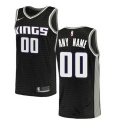 Men Women Youth Toddler All Size Sacramento Kings Nike Black Swingman Custom City Edition Jersey