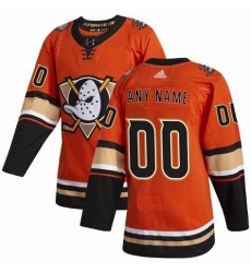 Men Women Youth Toddler Anaheim Ducks adidas Orange Alternate Custom Jersey