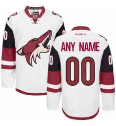 Men Women Youth Toddler NHL White Jersey - Customized Reebok Arizona Coyotes Third