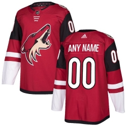 Men Women Youth Toddler Youth Burgundy Red Jersey - Customized Adidas Arizona Coyotes Home