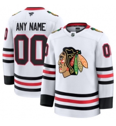 Men Women Youth Chicago Blackhawks Fanatics Away Premium Custom Jersey White Men Women Youth Chicago Blackhawks Fanatics Away Premium Custom Jersey White