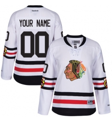 Men Women Youth Toddler White Jersey - Customized Reebok Chicago Blackhawks 2017 Winter Classic  II