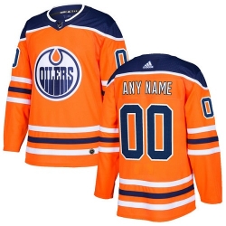 Men Women Youth Toddler Youth Orange Jersey - Customized Adidas Edmonton Oilers Home