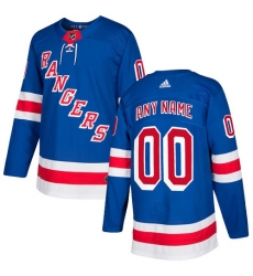 Men Women Youth Toddler Royal Blue Jersey - Customized Adidas New York Rangers Home