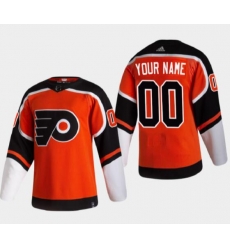 Men Women Youth Toddler Philadelphia Flyers Orange Custom NHL Stitched Jersey