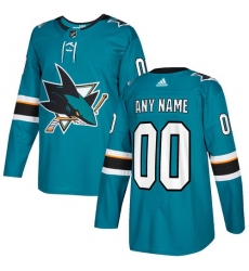 Men Women Youth Toddler Youth Teal Green Jersey - Customized Adidas San Jose Sharks Home