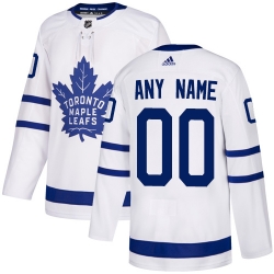 Men Women Youth Toddler Youth White Jersey - Customized Adidas Toronto Maple Leafs Away