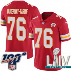 2020 Super Bowl LIV Men Nike Kansas City Chiefs #76 Laurent Duvernay-Tardif Red Team Color Vapor Untouchable Limited Player NFL Jersey