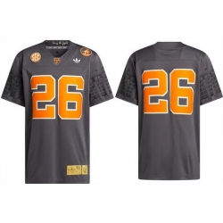 Men Tennessee Volunteers  26 Smokey Grey Stitched Jersey