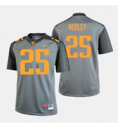 Men Tennessee Volunteers Aaron Medley College Football Gray Jersey