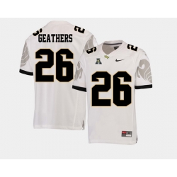 Men Ucf Knights Clayton Geathers White College Football Aac Jersey