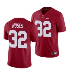 Alabama Crimson Tide Dylan Moses 32 Crimson Limited Jersey Men's