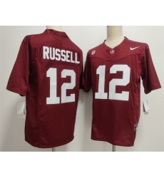 Men Alabama Crimson Tide 12 Keelon Russell Red 2026 F U S E Stitched Football Jersey Men Alabama Crimson Tide 12 Keelon Russell Red 2026 F U S E Stitched Football Jersey