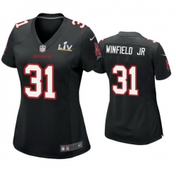 Women Antoine Winfield Jr. Buccaneers Black Super Bowl Lv Game Fashion Jersey