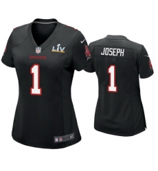 Women Greg Joseph Buccaneers Black Super Bowl Lv Game Fashion Jersey