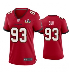 Women Ndamukong Suh Buccaneers Red Super Bowl Lv Game Jersey