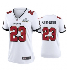 Women Sean Murphy Bunting Buccaneers White Super Bowl Lv Game Jersey