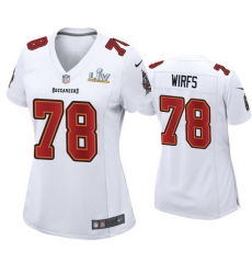 Women Tristan Wirfs Buccaneers White Super Bowl Lv Game Fashion Jersey