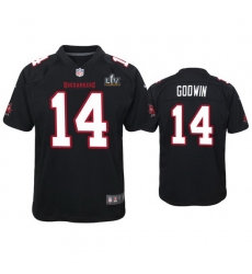 Youth Chris Godwin Buccaneers Black Super Bowl Lv Game Fashion Jersey